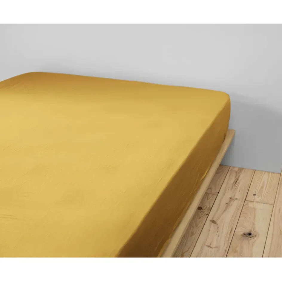 Fabrique de Styles Draps Housses*Drap housse en gaze de coton 140x190cm - Gaia