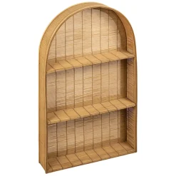 Fabrique de Styles Étagères Murales*Etagere murale 3 niveaux en bambou h80cm - Plaka