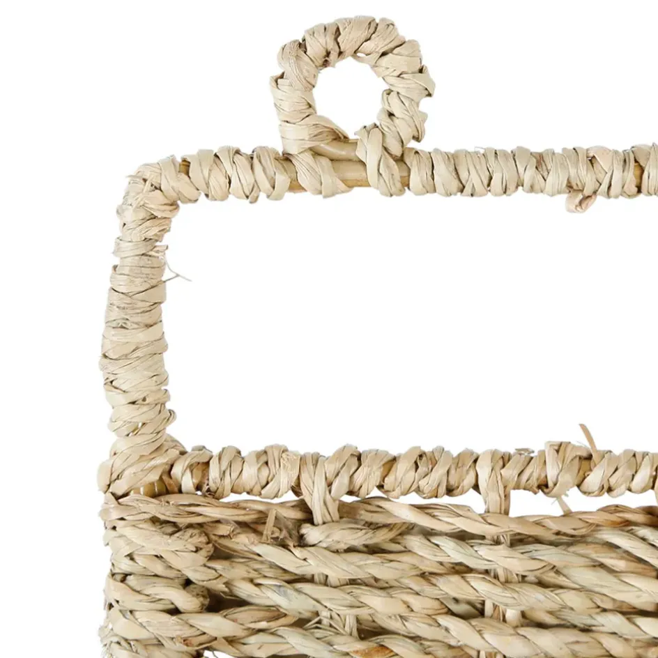 Fabrique de Styles Étagères Murales*Etagere murale 3 paniers recif en jonc de mer