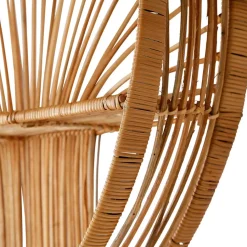 Fabrique de Styles Étagères Murales*Etagere murale ronde en rotin - Floraly