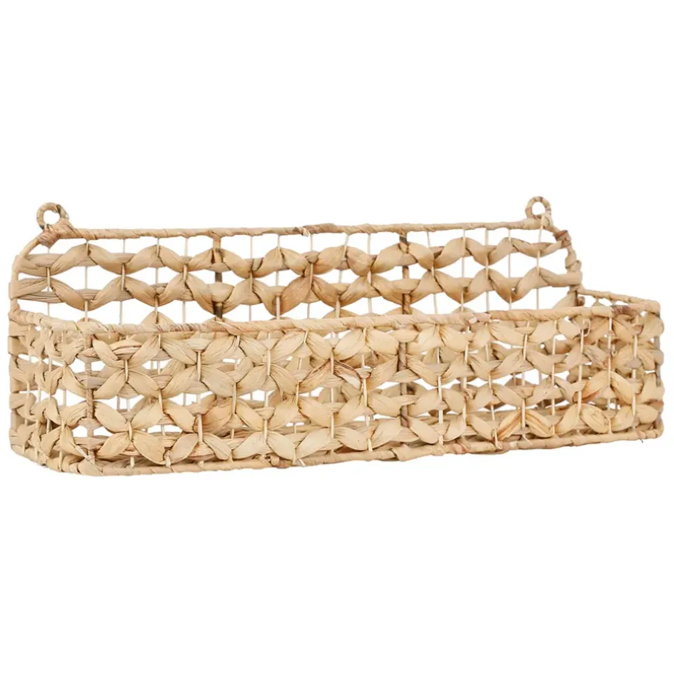 Fabrique de Styles Étagères Murales*Etagere murale un été a la mer en jacinthe d'eau et fer