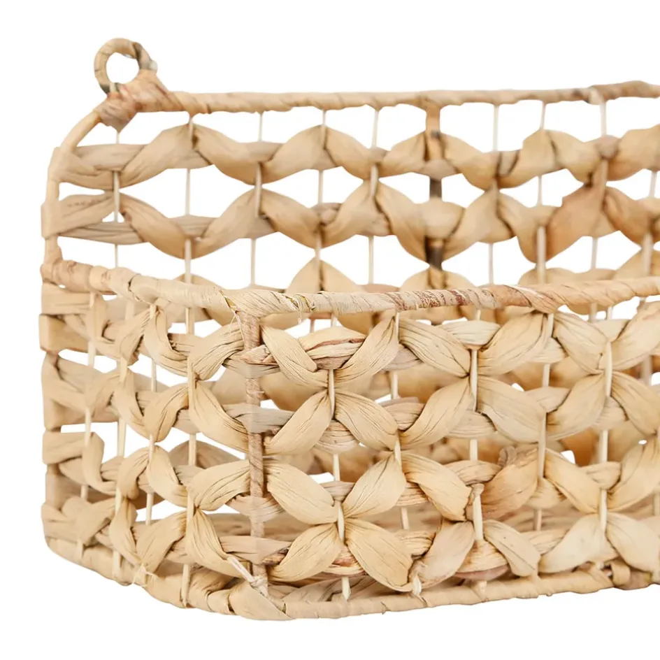 Fabrique de Styles Étagères Murales*Etagere murale un été a la mer en jacinthe d'eau et fer