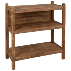Fabrique de Styles Bibliothèques Et Étagères*Etagère 3 niveaux en bois recyclé 90x35xh100cm - Campagne