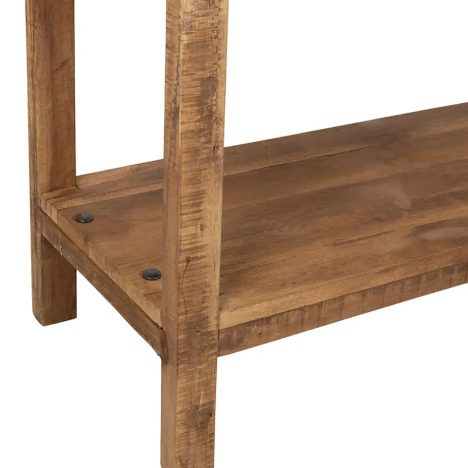 Fabrique de Styles Bibliothèques Et Étagères*Etagère 3 niveaux en bois recyclé 90x35xh100cm - Campagne