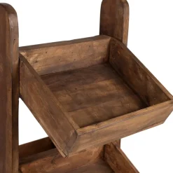 Fabrique de Styles Ilots Et Dessertes*Etagère 3 plateaux en bois recyclés naturel H100cm - Campagne