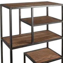 Fabrique de Styles Bibliothèques Et Étagères*Etagère en fer vieilli et bois d' acacia H170cm - Factory
