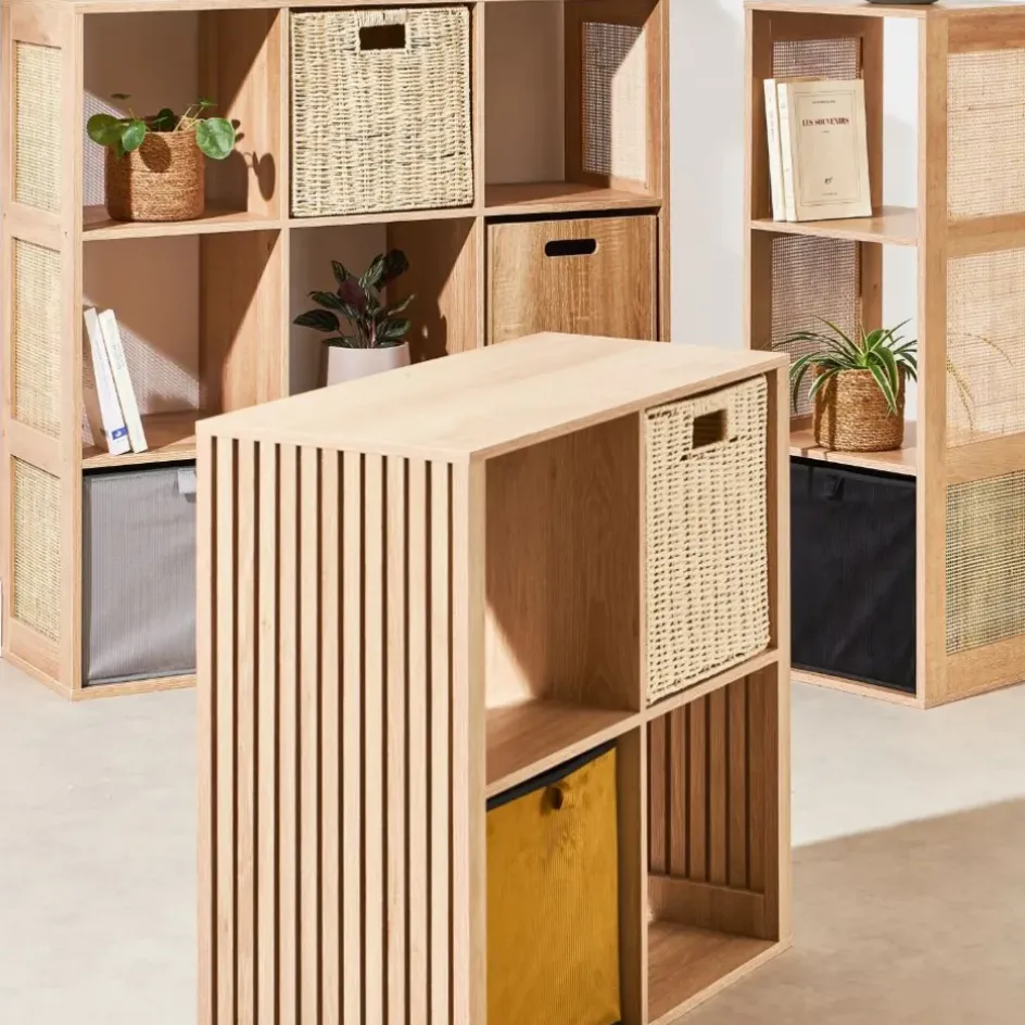 Fabrique de Styles Bibliothèques Et Étagères*Etagère module 4 cases 66x69.9cm - Kara