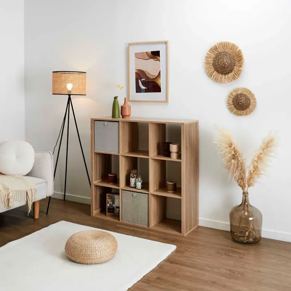 Fabrique de Styles Bibliothèques Et Étagères*Etagère module 9 cases 99x102cm - Kara