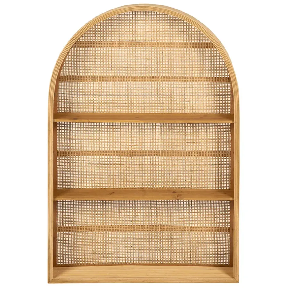 Fabrique de Styles Étagères Murales*Etagère murale 3 niveaux en rotin H91cm - Essencia