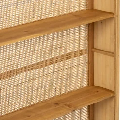 Fabrique de Styles Étagères Murales*Etagère murale 3 niveaux en rotin H91cm - Essencia