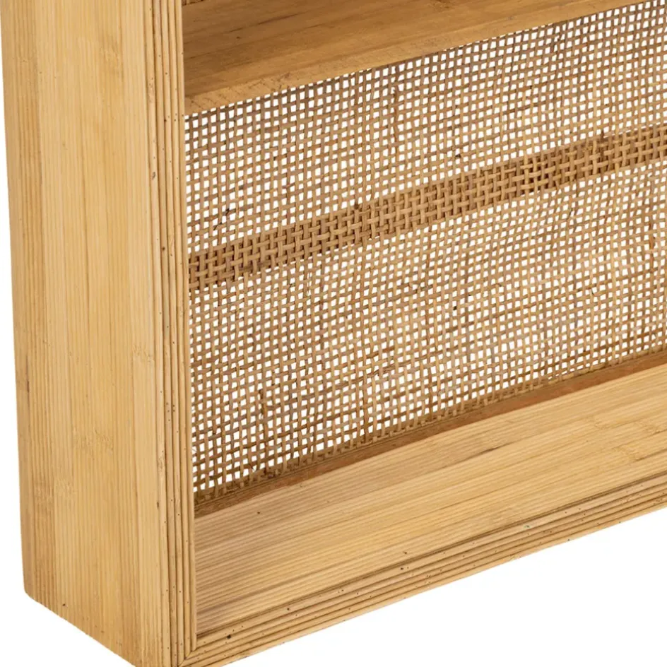 Fabrique de Styles Étagères Murales*Etagère murale 3 niveaux en rotin H91cm - Essencia