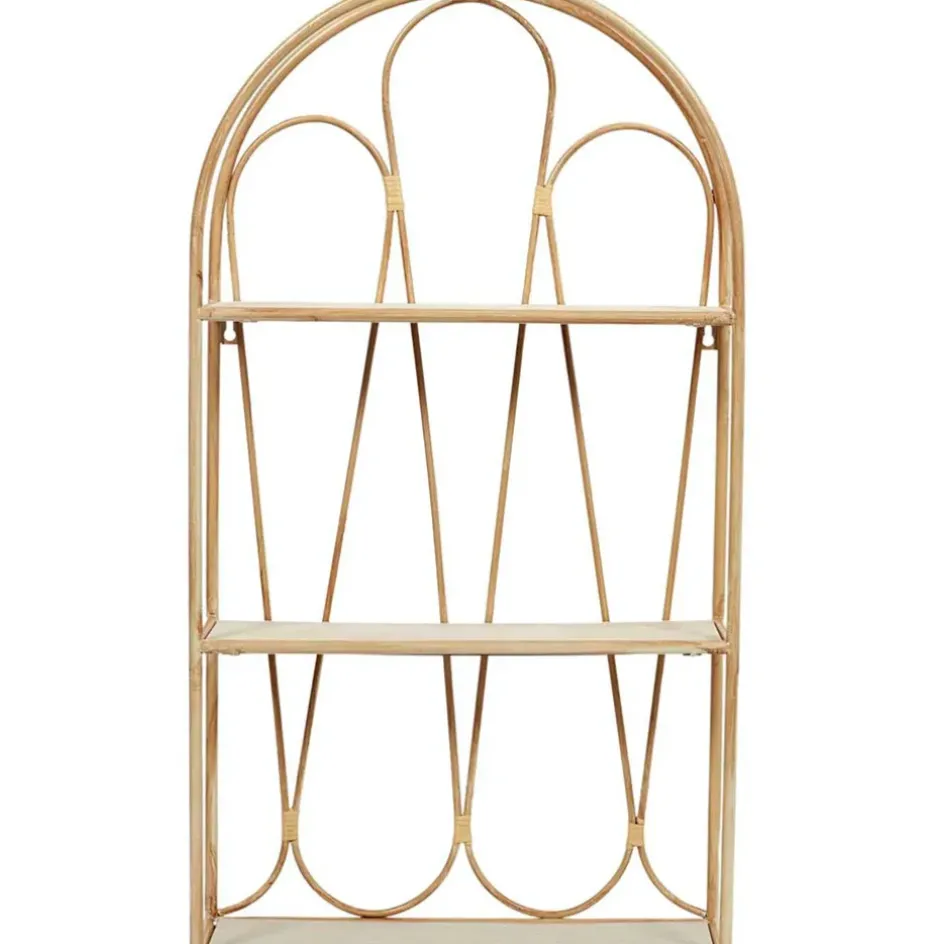 Fabrique de Styles Étagères Murales*Etagère murale 3 niveaux en paulownia h73cm - Java