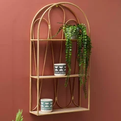 Fabrique de Styles Étagères Murales*Etagère murale 3 niveaux en paulownia h73cm - Java