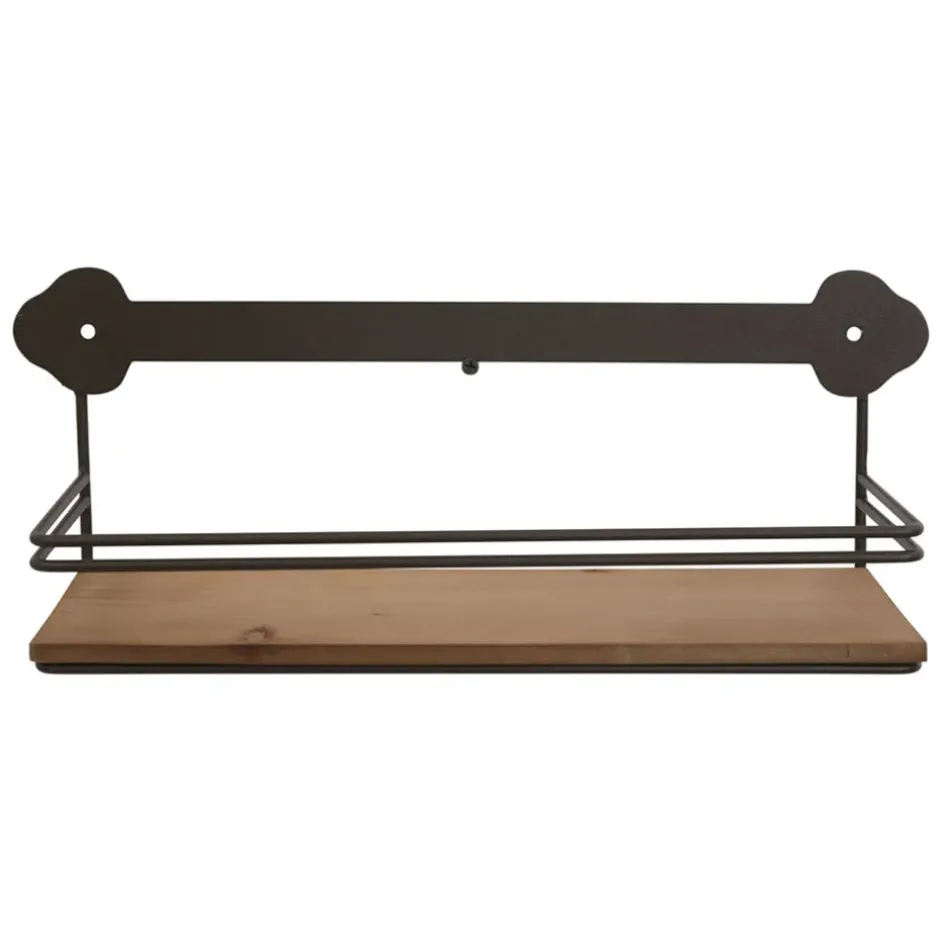 Fabrique de Styles Étagères Murales*Etagère murale en fer brun - Maison De Famille