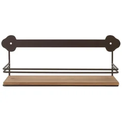 Fabrique de Styles Étagères Murales*Etagère murale en fer brun - Maison De Famille