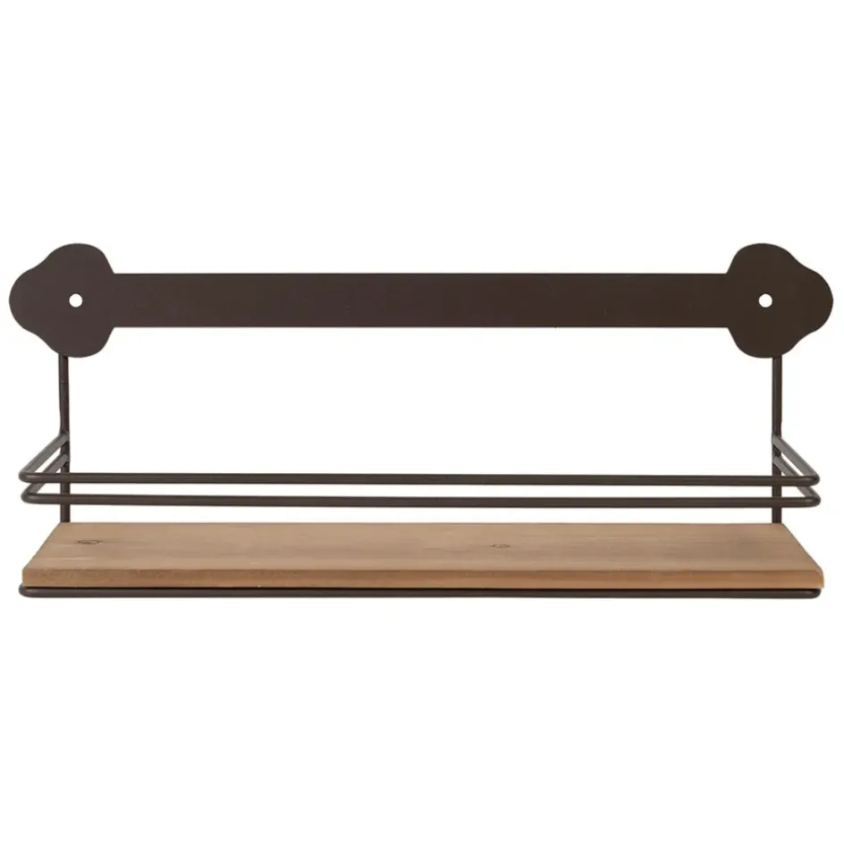 Fabrique de Styles Étagères Murales*Etagère murale en fer brun - Maison De Famille