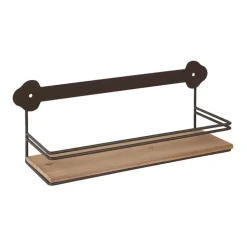 Fabrique de Styles Étagères Murales*Etagère murale en fer brun - Maison De Famille