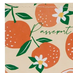 Fabrique de Styles Voyage Et Exploration*Etui passeport x2 10x15cm papier coton recyclé - Retro Summer