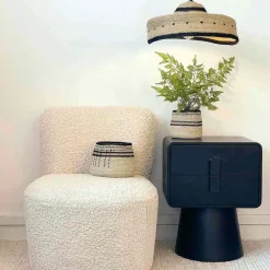 Fabrique de Styles Fauteuils*Fauteuil bouclette imitation fourrure - Eve