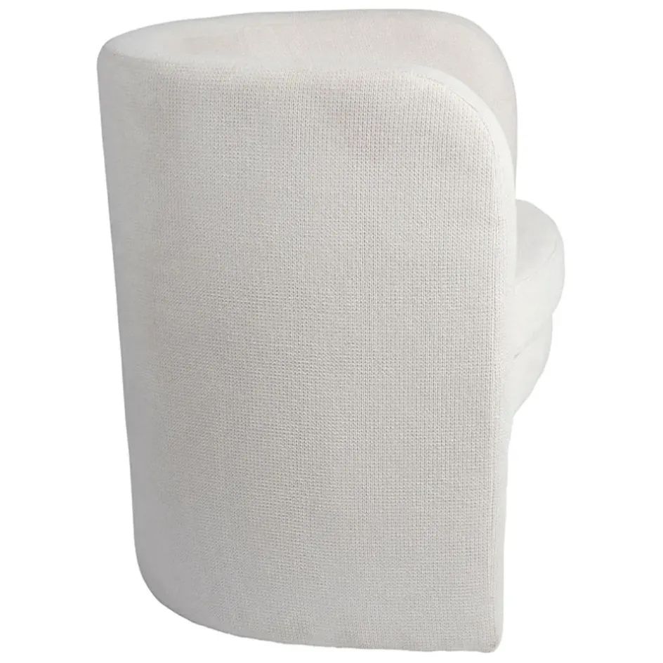 Fabrique de Styles Fauteuils*Fauteuil club en tissu écru - Tessia