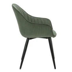 Fabrique de Styles Chaises*Fauteuil de salle à manger en velours côtelé - Ben