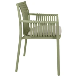 Enfant Fabrique de Styles Chaises, Fauteuils|Jardin*Fauteuil d'extérieur avec coussin en tissu - Lumi