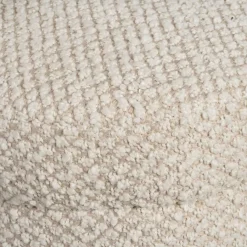 Fabrique de Styles Fauteuils*Fauteuil en tissu bouclette et hévéa écru - Claudine