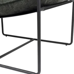 Fabrique de Styles Fauteuils*Fauteuil en tissu et fer émeraude - Elément