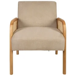 Fabrique de Styles Fauteuils*Fauteuil en tissu et hévéa - Firmin