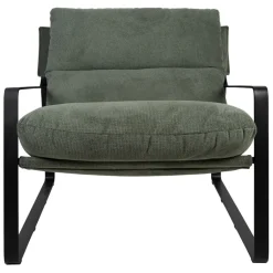 Fabrique de Styles Fauteuils*Fauteuil en tissu et fer noir - Torsten