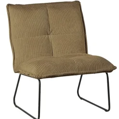 Fabrique de Styles Fauteuils*Fauteuil en tissu velours côtelé - Calvin