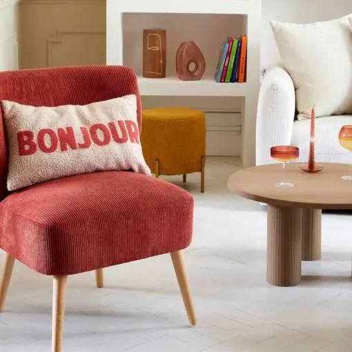 Fabrique de Styles Fauteuils*Fauteuil en velours côtelé - Eleonor ...