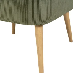 Fabrique de Styles Fauteuils*Fauteuil en velours côtelé - Eleonor