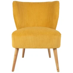 Fabrique de Styles Fauteuils*Fauteuil en velours côtelé - Eleonor