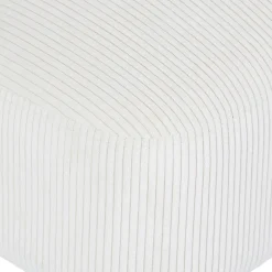 Fabrique de Styles Fauteuils*Fauteuil en velours côtelé écru - Eleonor