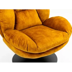 Fabrique de Styles Fauteuils*Fauteuil pivotant en velours - Topi