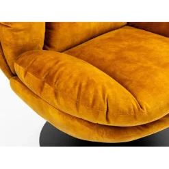Fabrique de Styles Fauteuils*Fauteuil pivotant en velours - Topi