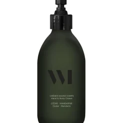 Fabrique de Styles Soins Des Mains Et Des Pieds*Flacon en verre Crème mains & corps cèdre - mandarine 290ml