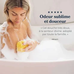 Fabrique de Styles Savon Liquide*Flacon en verre gel douche écorce d'orange et poivre noir 290ml