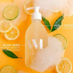 Fabrique de Styles Savon Liquide*Flacon en verre gel douche écorce d'orange et poivre noir 290ml