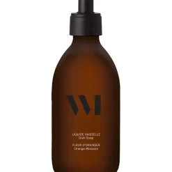 Fabrique de Styles Produits Ménagers*Flacon en verre liquide vaisselle fleur d'oranger repack 290ml