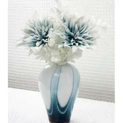 Fabrique de Styles Fleurs Et Plantes Artificielles*Fleur artificielle bleu et blanc h69cm - Tulia