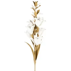 Fabrique de Styles Fleurs Et Plantes Artificielles*Fleur artificielle kaki et blanc h108cm - Fleur
