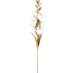 Fabrique de Styles Fleurs Et Plantes Artificielles*Fleur artificielle kaki et blanc h108cm - Fleur