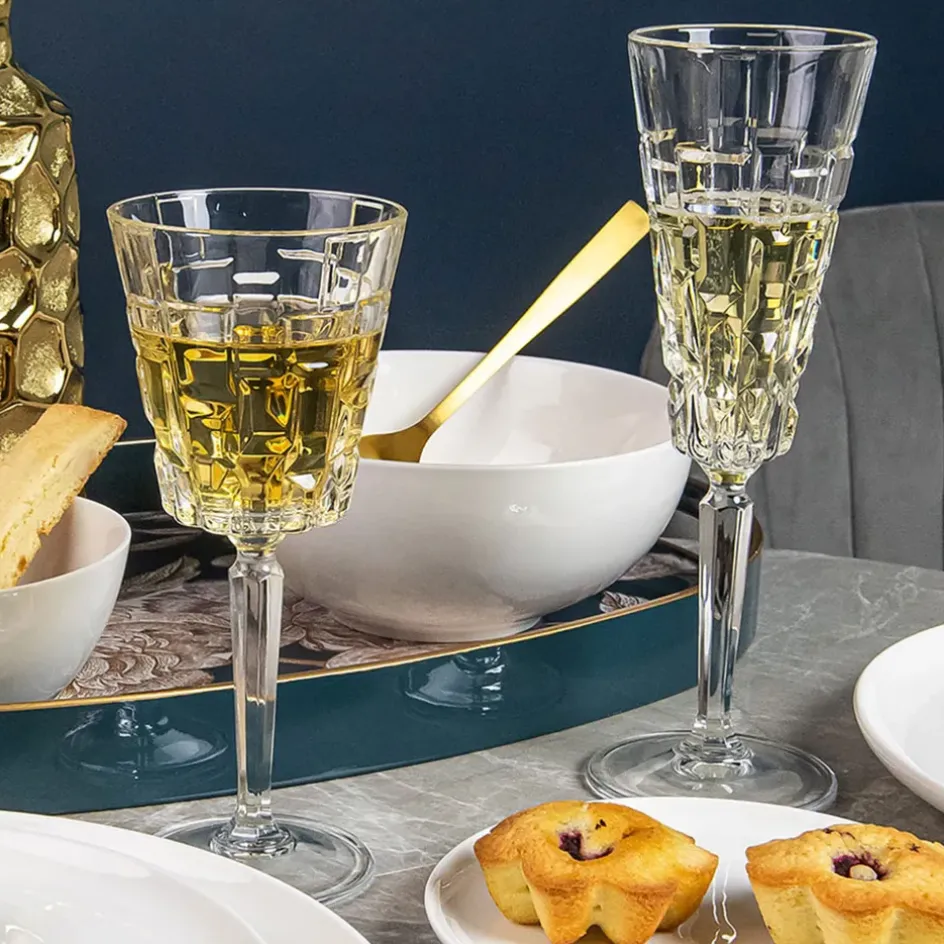 Fabrique de Styles Coupes Et Flutes*Flute à champagne en cristallin 19cl - Etna