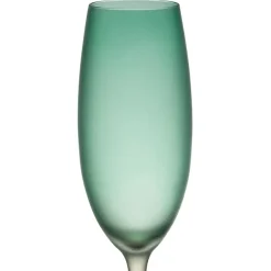 Fabrique de Styles Coupes Et Flutes*Flute en cristallin vert et corail givré 22cl - Adria