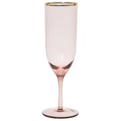 Fabrique de Styles Coupes Et Flutes*Flute en verre figue et doré 25cl - Funny