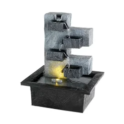 Enfant Fabrique de Styles Déco, Accessoires Et Rangements|Jardin*Fontaine d'extérieur 5 niveaux h27cm