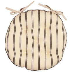 Fabrique de Styles Galettes De Chaise*Galette chaise ronde en coton d40cm - Campagne