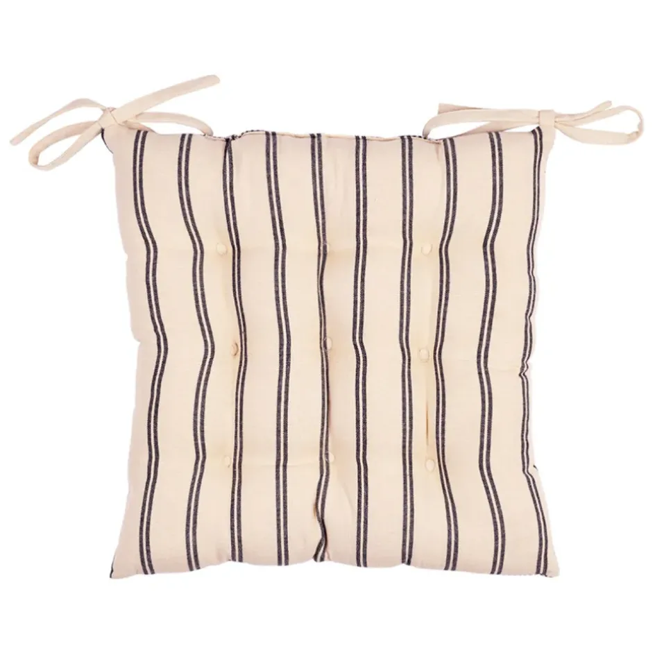 Fabrique de Styles Galettes De Chaise*Galette de chaise carré en coton 40x40cm - Campagne